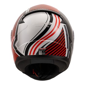 LS2 Rapid 2 Extra Kapalı Kask (Beyaz-Kırmızı)
