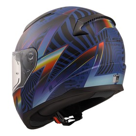  LS2 Rapid 2 Optik Kapalı Kask (Mat Mavi-Mor)