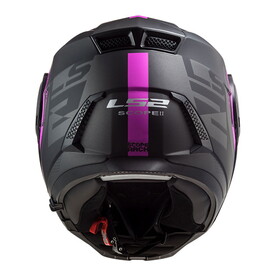  LS2 Scope 2 Arch Çeneden Açılır Kask (Mat Titanyum-Pembe)