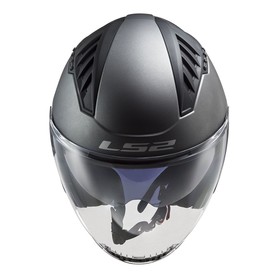  LS2 Copter 2 Güneş Vizörlü Açık Kask (Mat Titanyum)