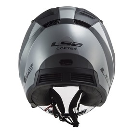  LS2 Copter 2 Güneş Vizörlü Açık Kask (Nardo Gri)