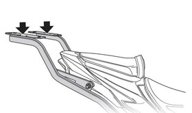  Honda CB750 Hornet Arka Çanta Demiri (Shad H0CB73ST)