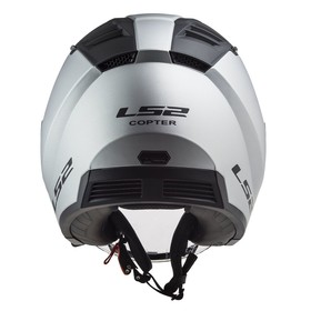  LS2 Copter 2 Güneş Vizörlü Açık Kask (Mat Gri)