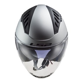  LS2 Copter 2 Güneş Vizörlü Açık Kask (Mat Gri)