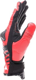  Dainese Reacto Karbon Yazlık Kısa Eldiven (Siyah-Lava Kırmızı)