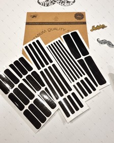  Mr.Sticker RFBK2 47 Parça Siyah Reflektif Şerit Seti