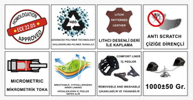  Sway 701 Deri Açık Kask (Siyah)
