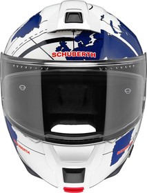  Schuberth C5 Çeneden Açılır Kask (Globe Mavi)
