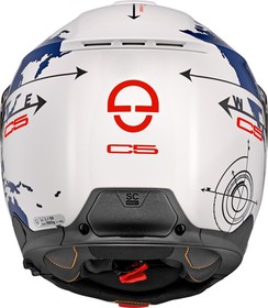  Schuberth C5 Çeneden Açılır Kask (Globe Mavi)