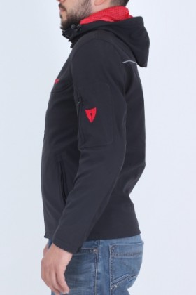  Venom Jaws Kapşonlu/Korumalı Softshell Mont (Siyah)