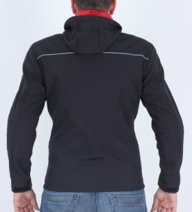  Venom Jaws Kapşonlu/Korumalı Softshell Mont (Siyah)