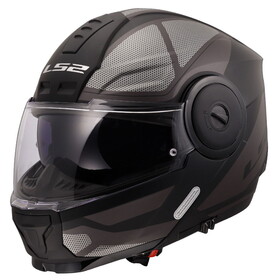  LS2 Scope 2 Axis Çeneden Açılır Kask (Mat Siyah-Titanyum)