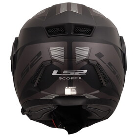  LS2 Scope 2 Axis Çeneden Açılır Kask (Mat Siyah-Titanyum)