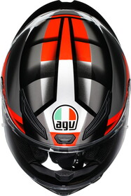 AGV K1S Fastlap Kapalı Kask (Siyah-Gri-Kırmızı)