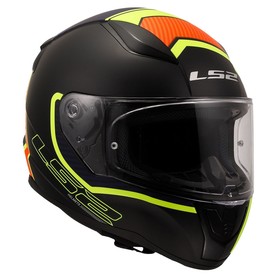  LS2 Rapid 2 Extra Kapalı Kask (Mat Neon Sarı-Navy Mavi)