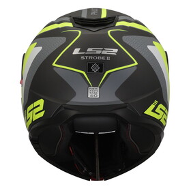  LS2 Strobe 2 Phantom Çeneden Açılır Kask (Mat Titanyum - Neon Sarı)