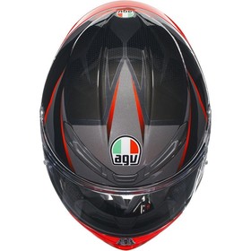  AGV K6S MPLK Slashcut Kapalı Kask (Siyah-Gri-Kırmızı)