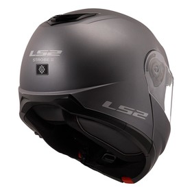  LS2 Strobe 2 Çeneden Açılır Kask (Mat Titanyum)