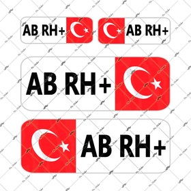  Mr.Sticker BT07 - AB-RH+P Kan Grubu Sticker
