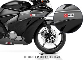  Mr.Sticker BT07 - AB-RH+P Kan Grubu Sticker