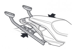  Yamaha Tracer 700 (16-20) / Tracer 7 (21-24) Arka Çanta Demiri (Shad Y0MT76ST)