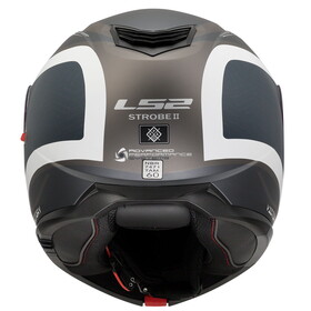  LS2 Strobe 2 Victory Çeneden Açılır Kask (Mat Gri-Mavi-Kum)