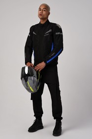  Prohel Colombia Motosiklet Montu (Mavi-Siyah)