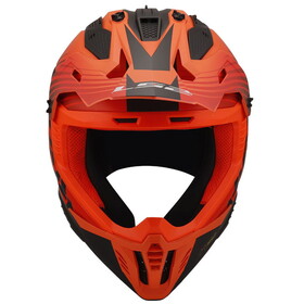  LS2 Fast 2 Duck Kross Kask (Turuncu-Kırmızı)