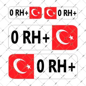  Mr.Sticker BT02 - 0RH+P Kan Grubu Sticker