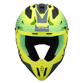  LS2 Fast 2 Duck Kross Kask (Yeşil-Neon Sarı)