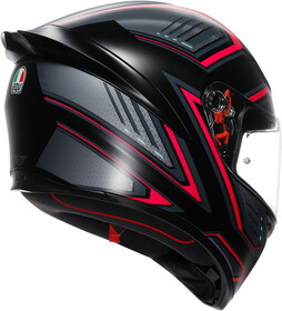  AGV K1S Sling Kapalı Kask (Mat Siyah-Pembe)