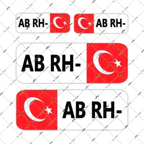  Mr.Sticker BT08 - AB-RH- Kan Grubu Sticker