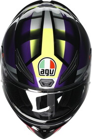  AGV K1S Fastlap Kapalı Kask (Siyah-Mor-Pembe)
