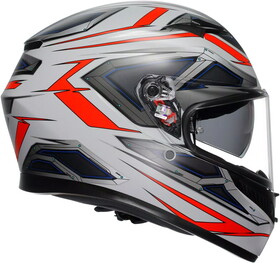  AGV K3 MPLK Space Kapalı Kask (Mat Beyaz-Kırmızı)