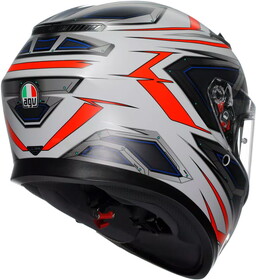  AGV K3 MPLK Space Kapalı Kask (Mat Beyaz-Kırmızı)