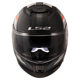  LS2 Stream 2 Vintage Kapalı Kask (Mat Siyah-Gri-Beyaz-Kırmızı)