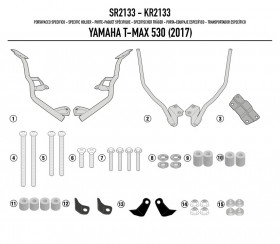  Yamaha T-Max 530 (17>19) Arka Çanta Taşıyıcısı (Givi SR2133)