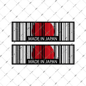 Mr.Sticker RFHLM141 Reflektif Made In Japan Yazılı Barkod Etiketi 2 li Set