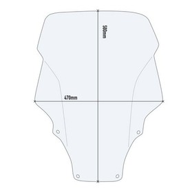  Honda Forza 250 (21>26) Şeffaf Ön Cam (Givi D1187ST)