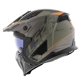  LS2 Drifter Devor Kask (Mat Kum)