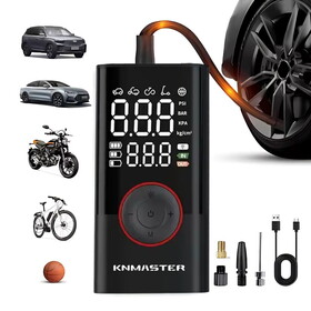  KN Master LP200 – 150 PSI Dijital Göstergeli Şarjlı Hava Pompası