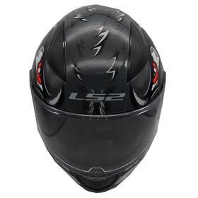  LS2 Rapid 2 Spox Kapalı Kask (GRİ-KIRMIZI)