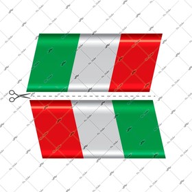  Mr.Sticker RFHLM65 8535 Italy Flag Etiketi