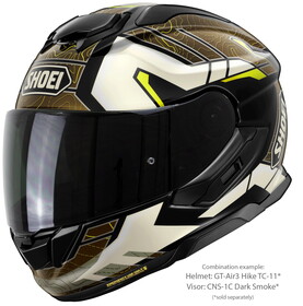  Shoei GT Air 3 Koyu Siyah Vizör (CNS-1CPN)