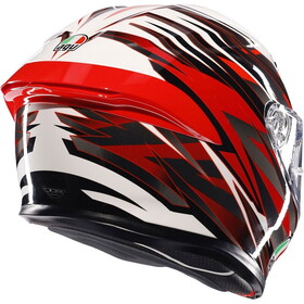  AGV K6S MPLK Reeval Kapalı Kask (Beyaz-Kırmızı-Gri)