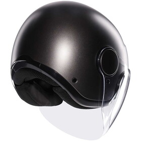  AGV Eteres Güneş Vizörlü Açık Kask (Mat Asfalt Gri)