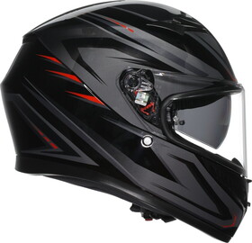  AGV K3 MPLK Syth Kapalı Kask (Siyah-Kırmızı)