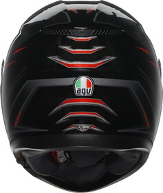  AGV K3 MPLK Syth Kapalı Kask (Siyah-Kırmızı)