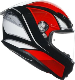  AGV K6S MPLK Hyphen Kapalı Kask (Siyah-Kırmızı-Beyaz)