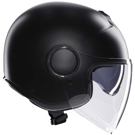  AGV Eteres Güneş Vizörlü Açık Kask (Mat Siyah)